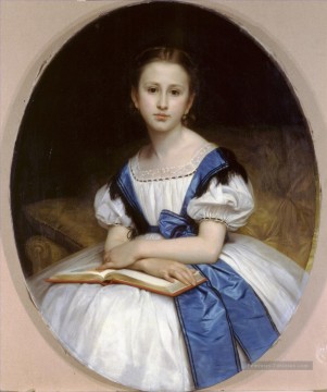 William Adolphe Bouguereau œuvres - Portrait de Mlle Brissac réalisme William Adolphe Bouguereau